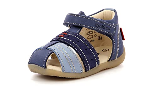 Kickers Bigbazar-2 Sandalen , Jungen, Blau (Bleu Tricolore 53), 21 EU von Kickers