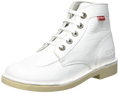 Kickers Damen Kick Col Stiefel, Blanc, 38 EU von Kickers