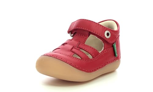 Kickers Jungen Unisex Kinder Sushy Mary Jane Schuh, Rot, 21 EU von Kickers