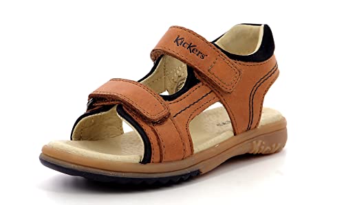 Kickers Platino Sandalen , Jungen, Braun (Camel 114), 32 EU von Kickers