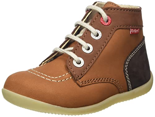 Kickers Unisex Baby Bonbon-2 Oxford-Schuh, Camel Braun dreifarbig, 26 EU von Kickers