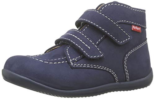 Kickers Unisex Baby Bonkro Lauflernschuhe, Blau (Marine Perm 10), 22 EU von Kickers