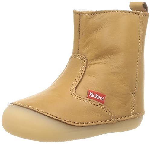 Kickers Unisex Baby Socool Cho Mary Jane Schuh, Helles Camel, 19 EU von Kickers