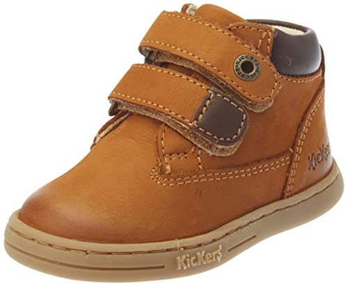 Kickers Unisex Baby Tackeasy Oxford-Schuh, Camel Braun, 19 EU von Kickers