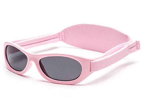 Kiddus Sonnenbrille für Neugeborene, Babys 0-2 Jahre. UV400 CAT3. EU-zertifiziert. Leicht & bequem. Einfarbiges modell von Kiddus