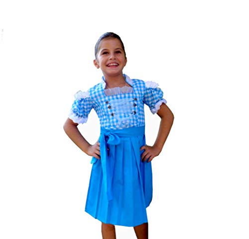 2tlg. Kinderdirndl Set Türkis K1001 /152 von Kiddy Tracht