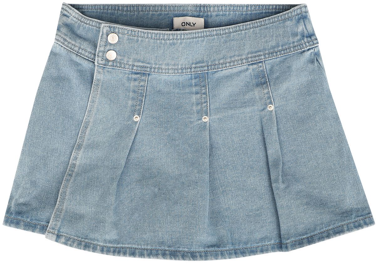 Kids ONLY Kogvenice Pleated DNM Skort BJ Short blau in 128 von Kids ONLY