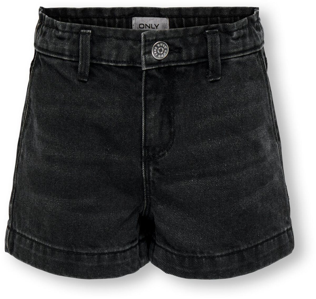 Kids ONLY Short - Kogvenice Pleated DNM Skort BJ - 128 bis 164 - für Damen - Größe 146 - schwarz von Kids ONLY