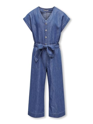 Kids Only Mädchen Jeans Overall KOGYUKA BEA S/S DNM JUMPSUIT, Größe:152, Farbe:medium blue denim von Kids Only