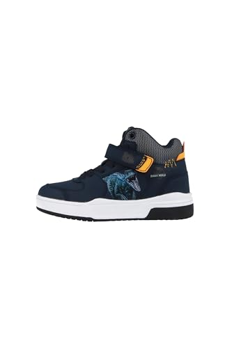 Kids2Go Jurassic World High Cut Jungen Sneaker mit praktischen Reißverschluss an der Seite | in Größen 28 von Kids2Go