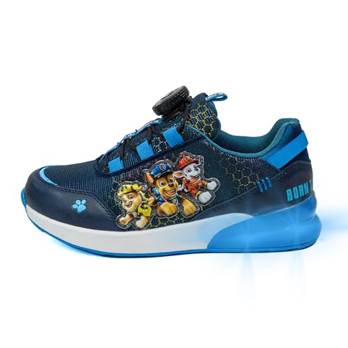 Paw Patrol Jungen Light Up Sneaker mit einem Twist-Verschluss und schimmernden Muster in Größen 29 von Kids2Go