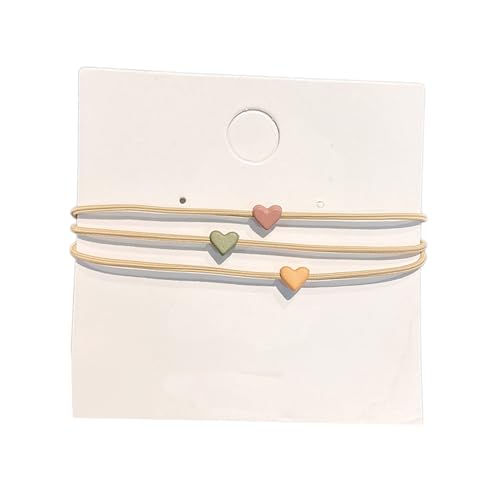 Elastisches Haarseil Set Für Mädchen Kinder Süße Haarbänder Elastische Haargummis Kindergarten Mädchen Pferdeschwanzhalter Baby Haar Accessoires von KieTeiiK