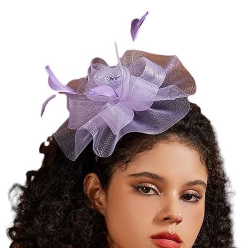 Fascinator Für Frauen Cocktail Tea Party Kopfschmuck Hochzeit Stirnband Haarspange Kopfbedeckung Party Kopfschmuck Für Frauen von KieTeiiK