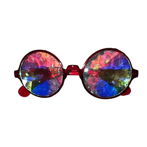 KieTeiiK Festival Brille Sonnenbrille Beugungsbrille Regenbogen Sonnenbrille Geschenke Sonnenbrille von KieTeiiK