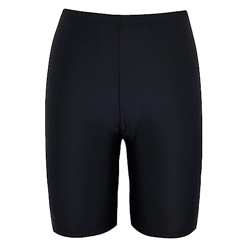 Kielsjajd Boardshorts für Damen Bauchweg Badeshorts Schwimmshorts Basic Schwarz, Damen Badeanzug Shorts Sport Schnelltrocknende Boardshorts Badehose mit hoher Taille für Wassersport Schwimmradler Kielsjajd Boardshorts für Damen Bauchweg Badeshorts Schwimmshorts Basic Schwarz, Damen Badeanzug Shorts Sport Schnelltrocknende Boardshorts Badehose mit hoher Taille für Wassersport Schwimmradler von Kielsjajd