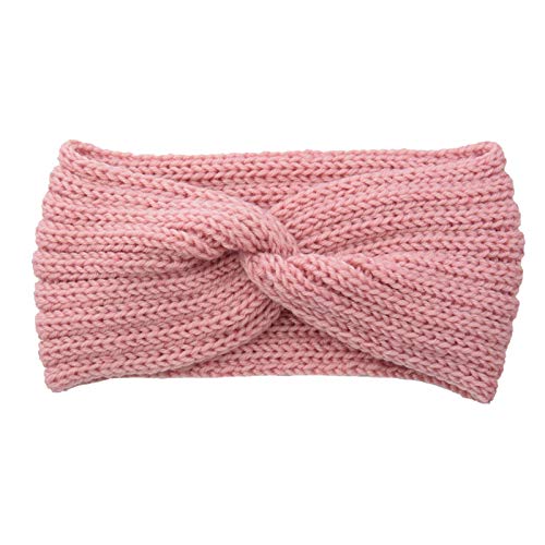 Lauf Set Kleidung Herren Haarband Stretch Cable Winter-Haarreif, weiche Haarbügel, wärmer für Frauen Diener Zweier Herren (Pink, One size) von Kielsjajd