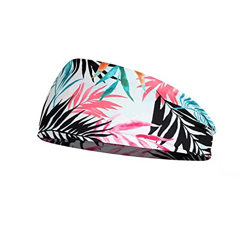 Wandern Zubehör Herren Headband Haarreif Haarband Women Druck elastischer Bandana Head Wrap Headband Neon Stirnband Laufen (Pink, One Size) von Kielsjajd