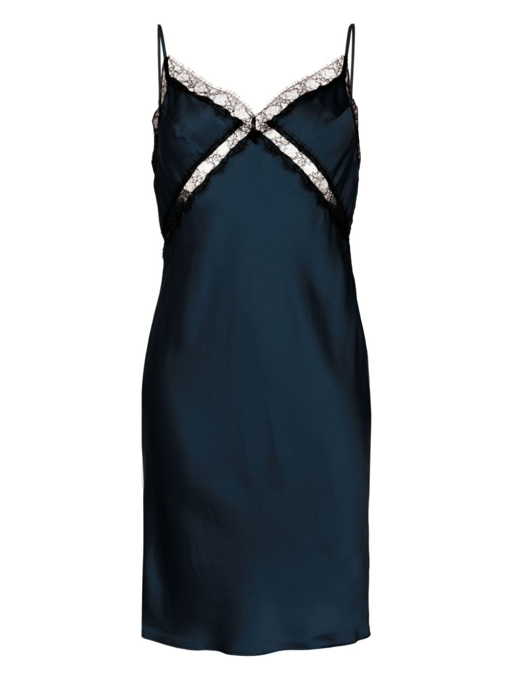 Kiki de Montparnasse Kleid mit Spitzeneinsätzen - Blau von Kiki de Montparnasse