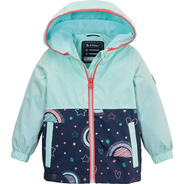 KILLTEC Kinder Funktionsjacke mit Kapuze, packbar KOS 145 MNS JCKT von Killtec