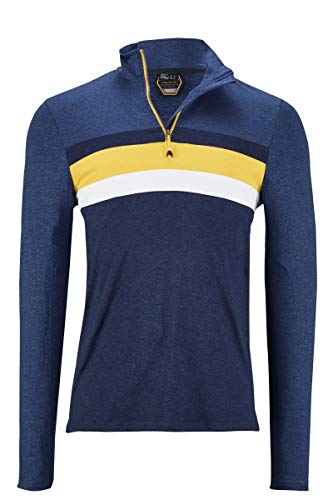 Killtec Herren Tirano Flex Shirt Laufbekleidung Longsleeve Blau - S von Killtec