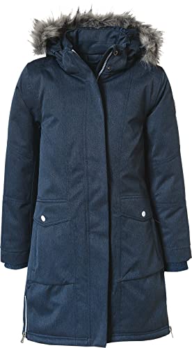 killtec Mädchen KOW 13 GRLS CT Funktionsparka/Outdoorjacke mit abzippbarer Kapuze, dunkel Denim, 140 von Killtec