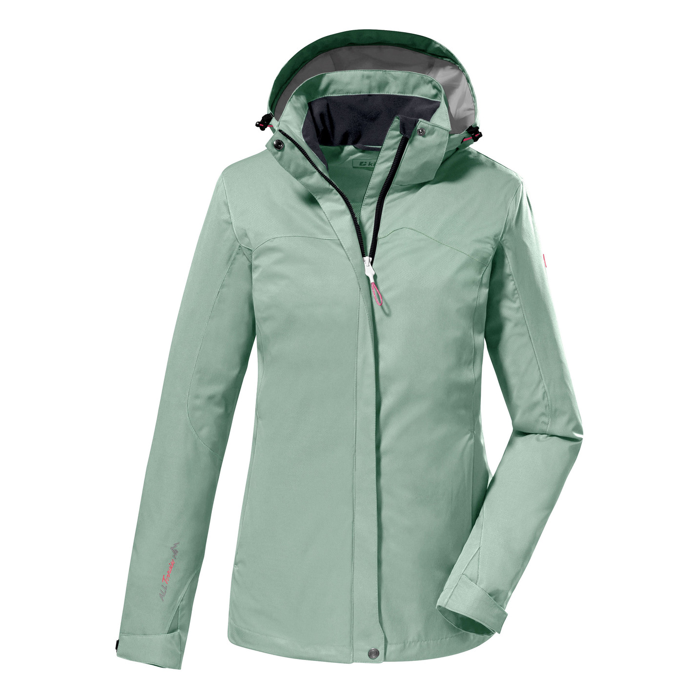 Wasser- und winddichte Damen-Funktionsjacke, Pistazie, Größe 38 Wasser- und winddichte Damen-Funktionsjacke, Pistazie, Größe 38 von Killtec