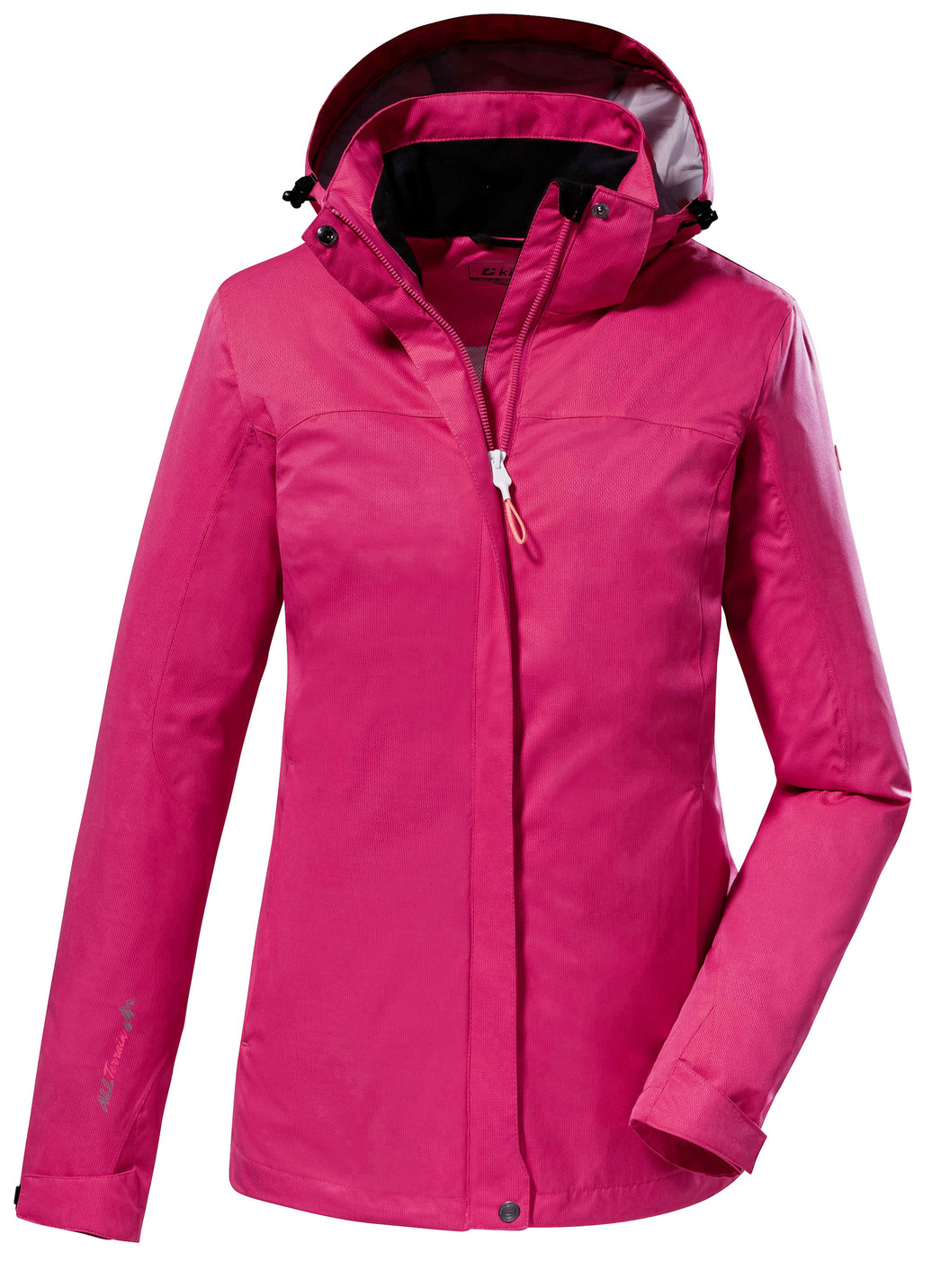 Wasser- und winddichte Damen-Funktionsjacke, Rosé, Größe 50 Wasser- und winddichte Damen-Funktionsjacke, Rosé, Größe 50 von Killtec