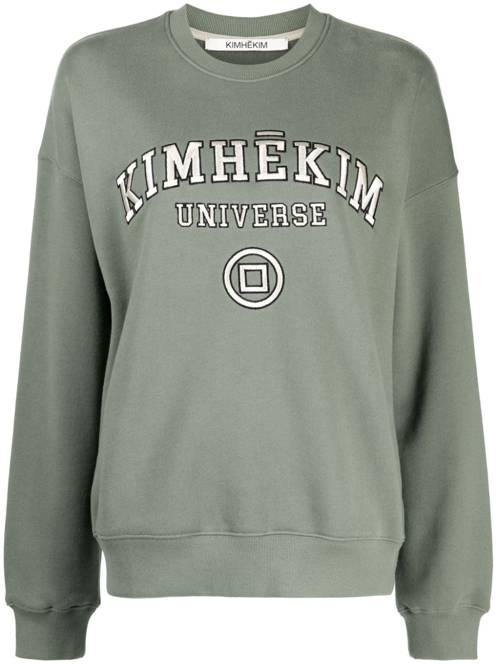 Kimhekim Sweatshirt mit Logo-Stickerei - Grün von Kimhekim