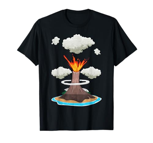 Jungen Mädchen Vulkan Lava Geologie T-Shirt Jungen Mädchen Vulkan Lava Geologie T-Shirt von Kinder Vulkane Geologie