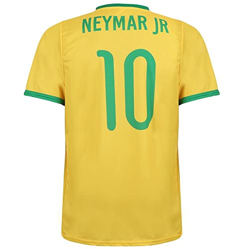 Brasilien Trikot Neymar Heim - Kinder und Erwachsene - Jungen - Fußball Trikot - Fussball Geschenke - Sport t Shirt - Sportbekleidung - Größe 152 Brasilien Trikot Neymar Heim - Kinder und Erwachsene - Jungen - Fußball Trikot - Fussball Geschenke - Sport t Shirt - Sportbekleidung - Größe 152 von Kingdo