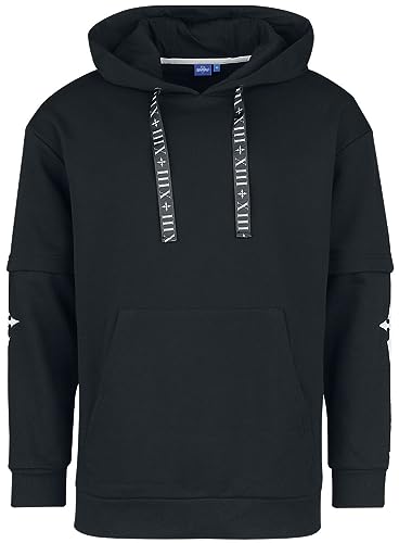 Kingdom Hearts Organisation XIII Männer Kapuzenpullover schwarz/anthrazit XL von Kingdom Hearts