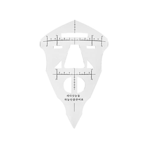 Augenbrauen Stempel Formungs Sets Augenbrauen Lineal Make Up Microblading Messformer Wiederverwendbare Augenbrauen Schablone Kosmetisches Augenbrauen Messwerkzeug von Kingke