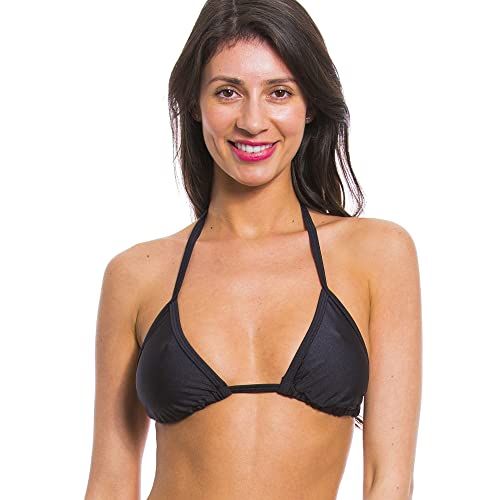 Kiniki Damen Schwarz Triangle Bikini Oberteil von Kiniki