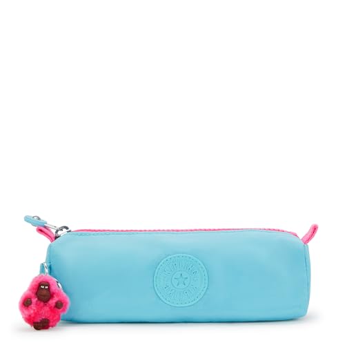 Kipling Damen Freedom Federmäppchen Klein Reißverschluss Wasserdicht Stifteetui, Blue Sea Combo, 8.75''L x 2.5''H x 2.5''D von Kipling