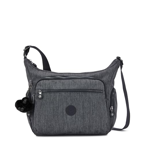 Kipling Damen Gabbie Tasche, Blau (Active Denim), 35.5x30x18.5 cm (B x H T) EU von Kipling