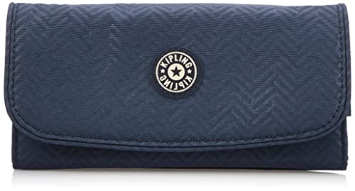 Kipling Damen Money Land Geldbörsen, Endless Bleu Emboss von Kipling