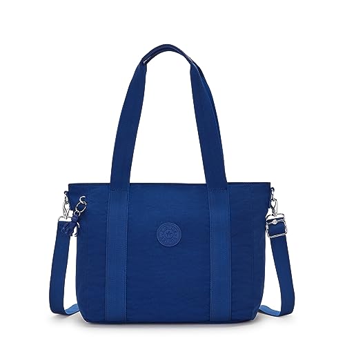 Kipling Unisex ASSENI S Small Tote (with Removable shoulderstrap), Deep Sky Blue von Kipling