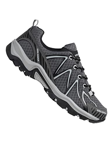 Kirkjubøur® Makalu atmungsaktive Unisex Outdoor Schuhe. Wanderschuhe mit Flexibler Sohle und hoher Dämpfung, in vielen Farben (grau, eu_Footwear_Size_System, Adult, Numeric, medium, Numeric_39) von Kirkjubøur