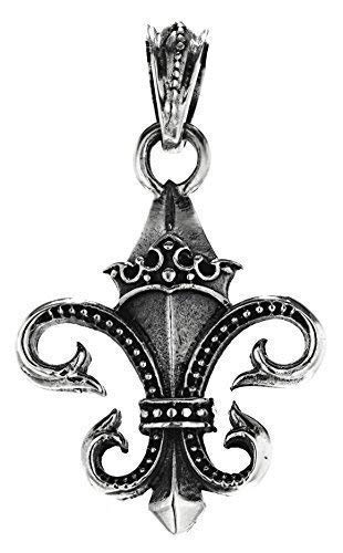 Kiss of Leather Fleur-de-Lis Anhänger aus 925 Sterling Silber Nr.40A von Kiss of Leather