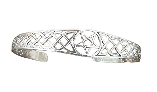 Kiss of Leather Pentagramm Armband aus 925 Sterling Silber, ABpenta von Kiss of Leather