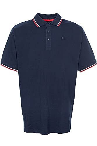 Kitaro Poloshirt Polo Shirt Hemd Herren Kurzarm Baumwolle Piqué Extra Lang Tall, Farbe:Marine (Navy), Herrengrößen:3XT von Kitaro