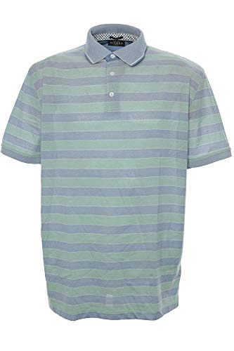 Kitaro Poloshirt Polo Shirt Hemd Herren Kurzarm Merzerisierte Baumwolle, Herrengrößen:XL, Farbe:blau von Kitaro