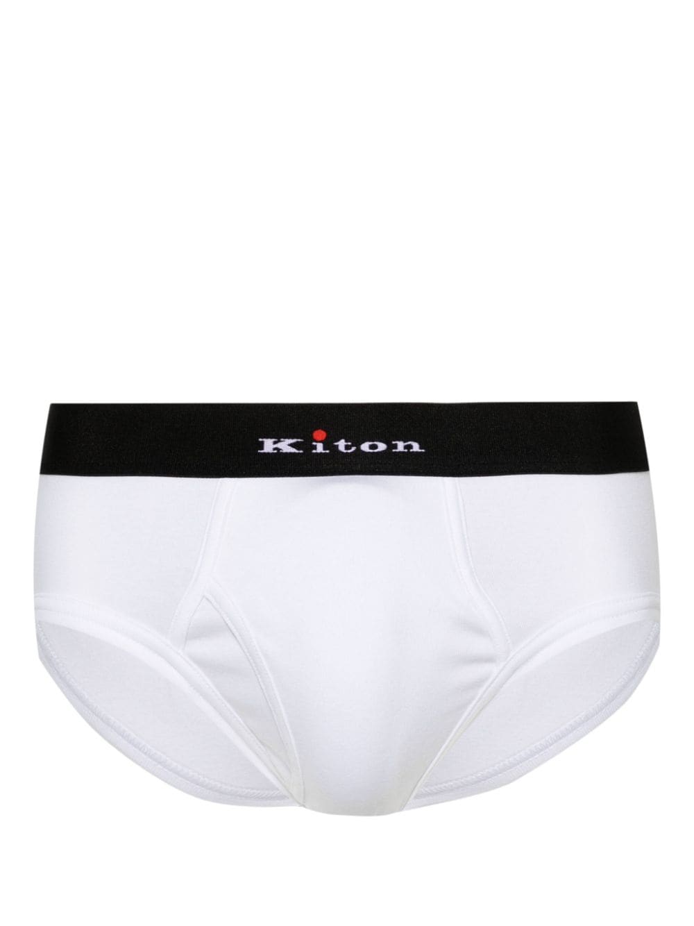 Kiton Slip mit Logo-Bund - Weiß von Kiton