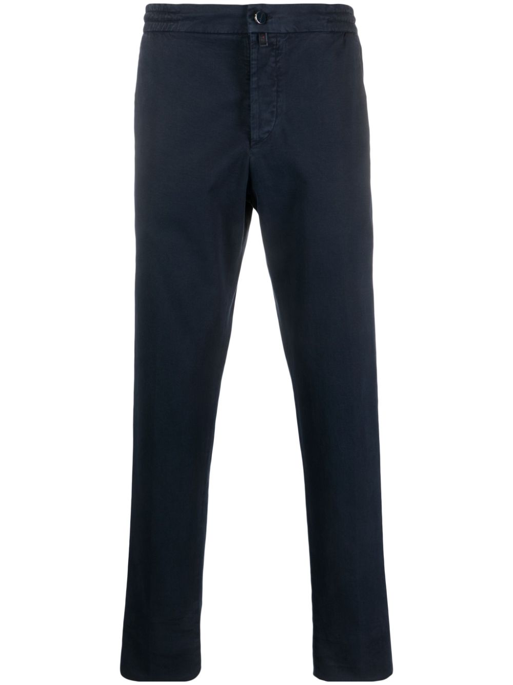 Kiton Halbhohe Straight-Leg-Hose - Blau von Kiton