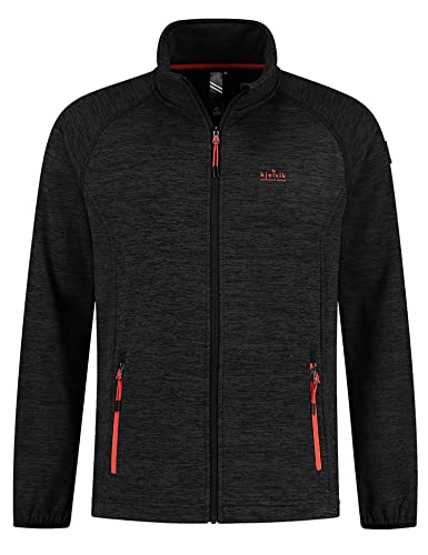 Kjelvik Herren Jacke Sweatjacke Mike (2XL, schwarz) von Kjelvik