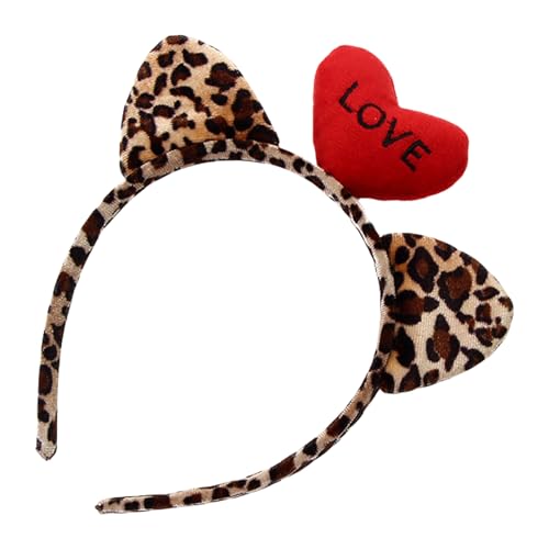Modische Leoparden Katzen Ohrhaargeräte Kinder Erwachsene Festival Stirnbänder Für Alltägliche Outfits Modische Leoparden Katzen Ohrhaargeräte Kinder Erwachsene Festival Stirnbänder Für Alltägliche Outfits von Klaisy