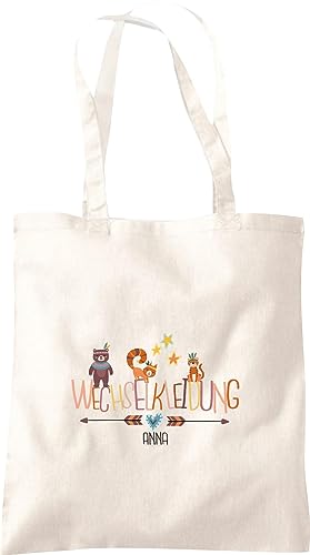 Kleckerliese Stoffbeutel Schule Kindergarten Kita Wechselkleidung Tiere Bär Tiger Eichhörnchen personalisiert mit Name Kinder Tasche Beutel, natur Kleckerliese Stoffbeutel Schule Kindergarten Kita Wechselkleidung Tiere Bär Tiger Eichhörnchen personalisiert mit Name Kinder Tasche Beutel, natur von Kleckerliese