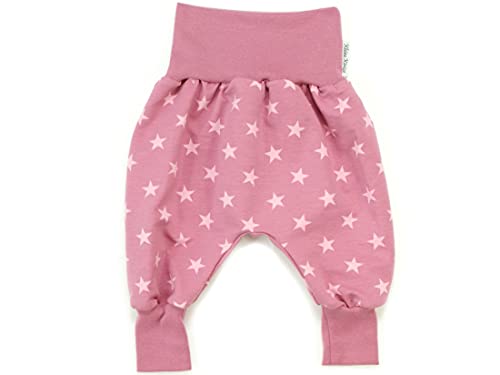 Kleine Könige Pumphose Baby Mädchen Hose · Modell Sterne rosé, Beere · Ökotex 100 Zertifiziert · Größe 110/116 von Kleine Könige