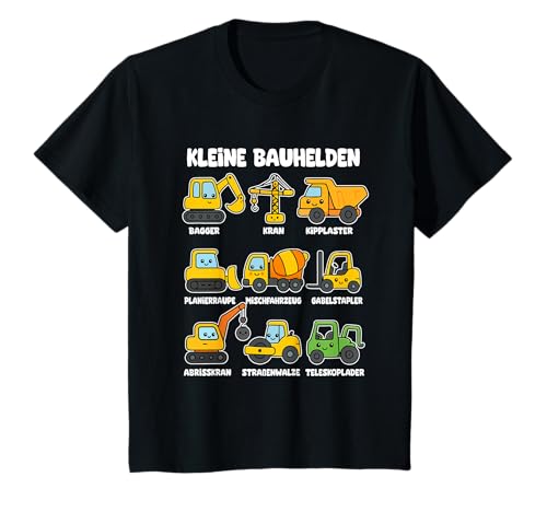 Kinder Baustellen Crew Niedliche Baufahrzeuge Kinder 2 3 4 5 Jahre T-Shirt Kinder Baustellen Crew Niedliche Baufahrzeuge Kinder 2 3 4 5 Jahre T-Shirt von Kleine Pfote .