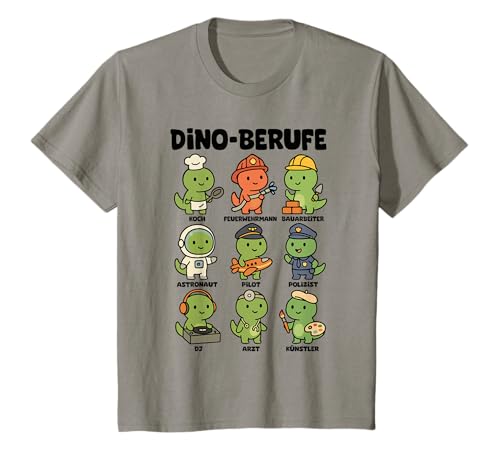 Kinder Dino-Berufe Kinder Design - Niedliche Dinosaurier Berufe T-Shirt Kinder Dino-Berufe Kinder Design - Niedliche Dinosaurier Berufe T-Shirt von Kleine Pfote .